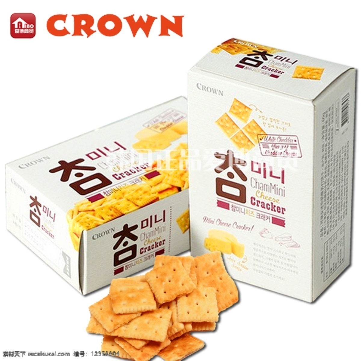 瑞安 迷你 奶酪 苏打 饼干 韩国 crown 可瑞安 脆饼 薄饼 食品 生活百科 餐饮美食