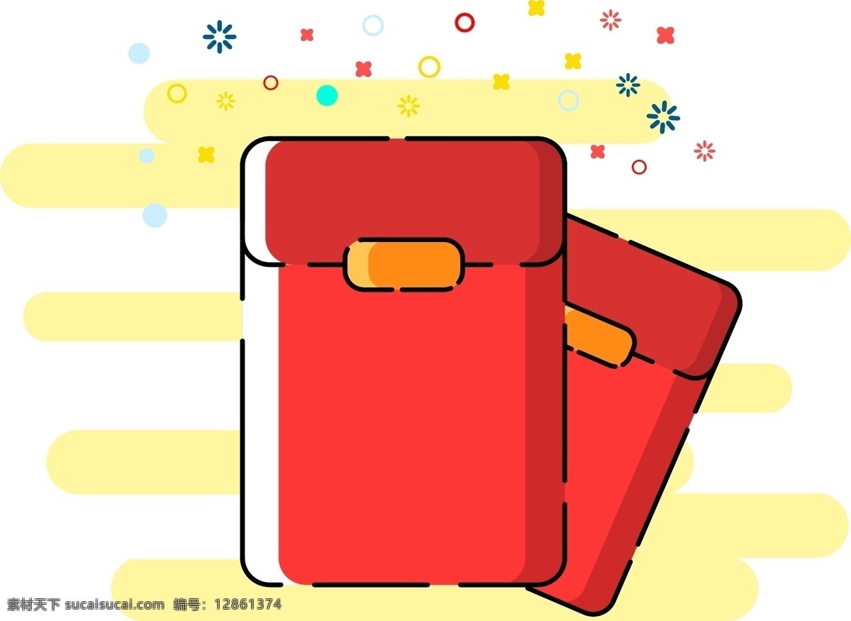 商用 矢量 扁平化 mbe 風(fēng)格 紅包 理財(cái) 元素 海報(bào)素材 mbe風(fēng)格