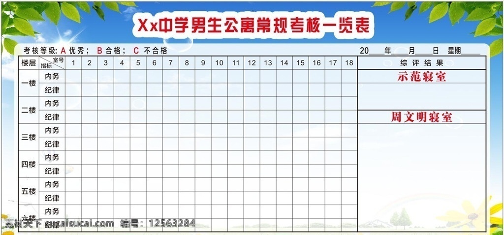 學生公寓 內(nèi)務 公開欄 學生 公寓 制度 學校 背景 文化墻