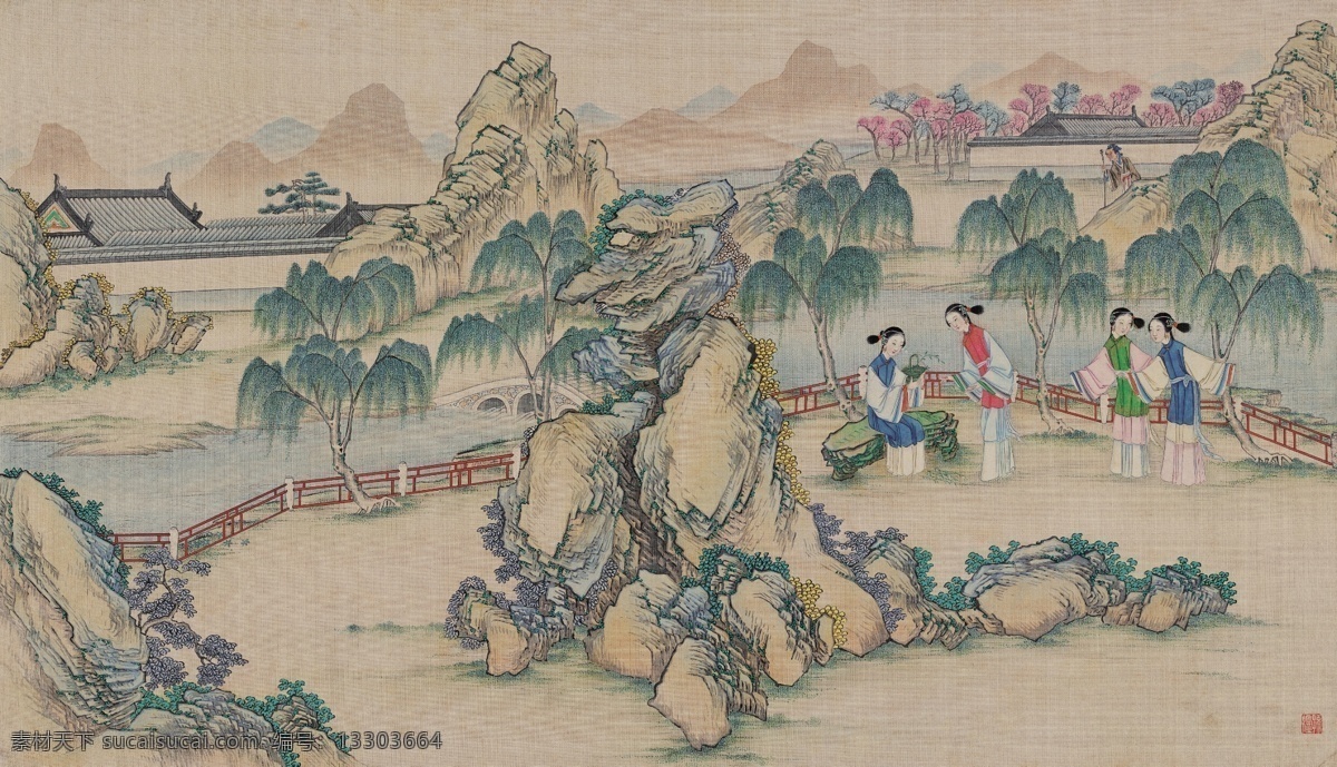 紅樓夢(mèng)長(zhǎng)卷 紅樓夢(mèng)繪畫(huà) 國(guó)畫(huà) 名畫(huà) 文物 寶藏 藝術(shù) 藝術(shù)瑰寶 工筆 筆法 盛世 臨摹 賞析 掃描 分段 合層 注意是合層 文化藝術(shù) 繪畫(huà)書(shū)法