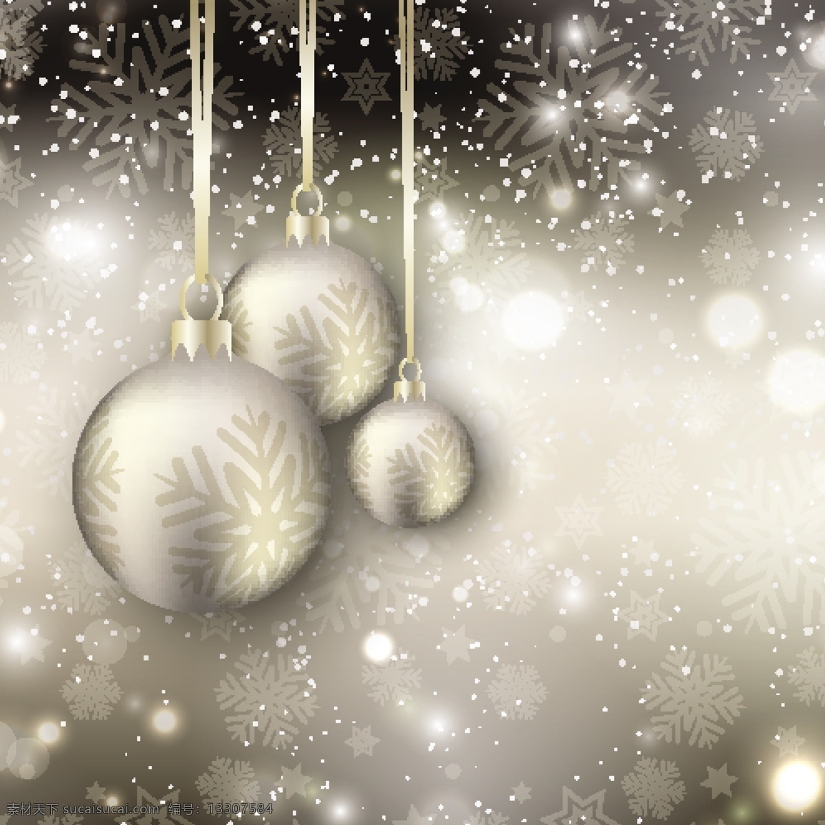 圣誕節(jié) 三個(gè) 銀球 背景 家庭 雪 圣誕快樂(lè) 冬天 圣誕樹(shù) 紅 圣誕老人 雪花 帽子 冷 假期 手套 季節(jié) 節(jié)日 十二月