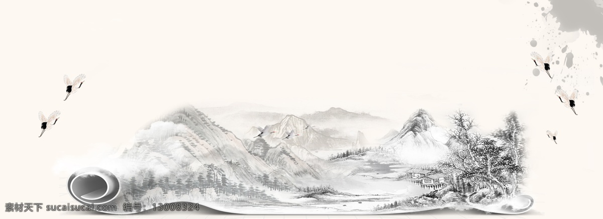 山水 畫卷 中國 文化 文化與科技 創(chuàng)新展板 中國文化 科技文化 飛鶴 祥云 山水畫卷 文化研究 平面設(shè)計 分層文件 psd源文件 150ppi