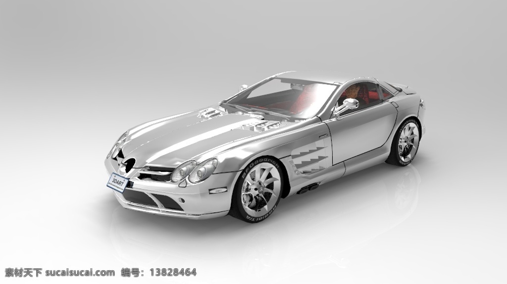 奔驰 slr 迈 凯 轮 赛车 slr迈凯轮 3d模型素材 其他3d模型