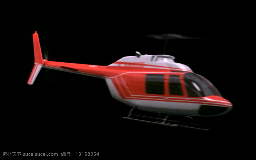 红色 直升机 裸眼 3d 全息 投影 视频 裸眼3d 红色直升机