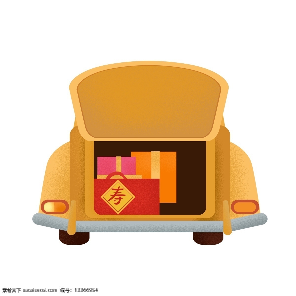 裝滿 禮物 汽車 圖案 元素 交通 拜年 壽字禮盒 設(shè)計元素 裝飾圖案 元素設(shè)計 簡約 手繪元素 psd元素 免扣元素