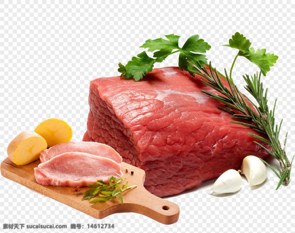 牛肉 新鮮 食材 肉片 土豆 香料 案板 烹飪?cè)?草本香料 肉類 廚房 美食 生肉 調(diào)味