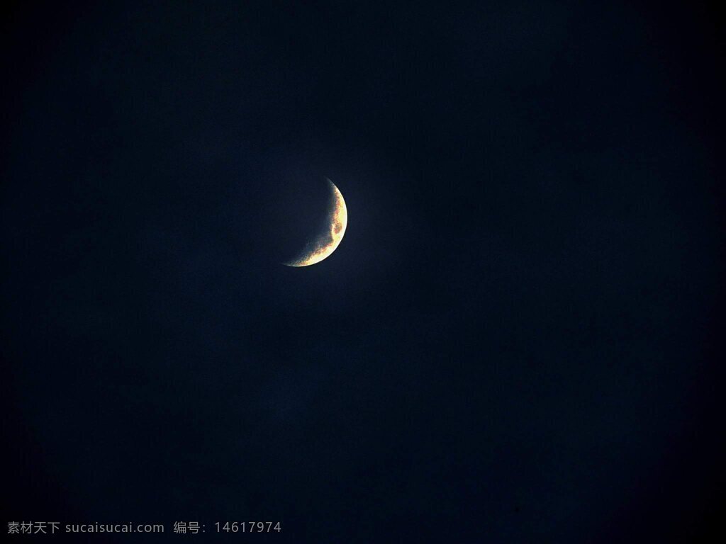 新月 寧靜夜空 彎月 黑暗背景 自然景觀 星空 深藍色調(diào) 天體攝影 美麗夜景 靜謐氛圍 夜間攝影 宇宙之美