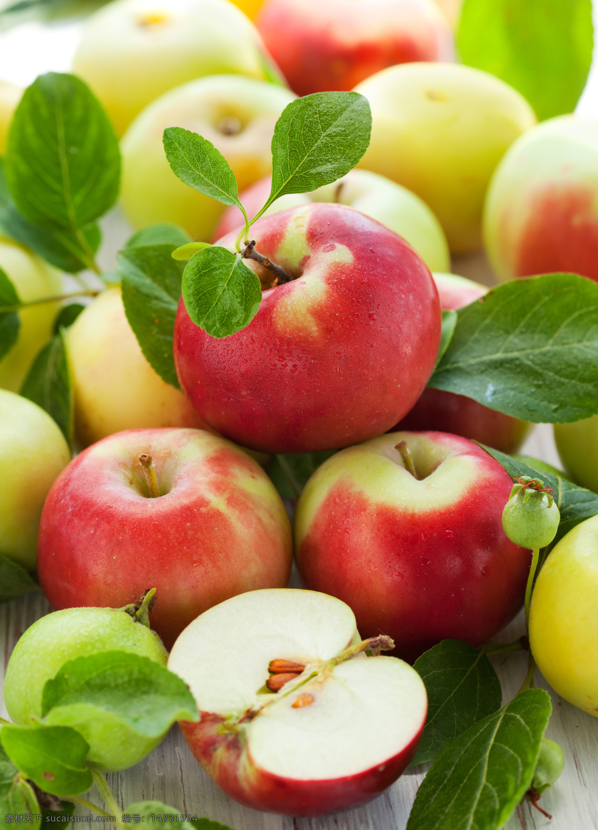 新鲜 红富士 苹果 水果 红苹果 绿苹果 苹果图片 蔬菜水果 生物世界