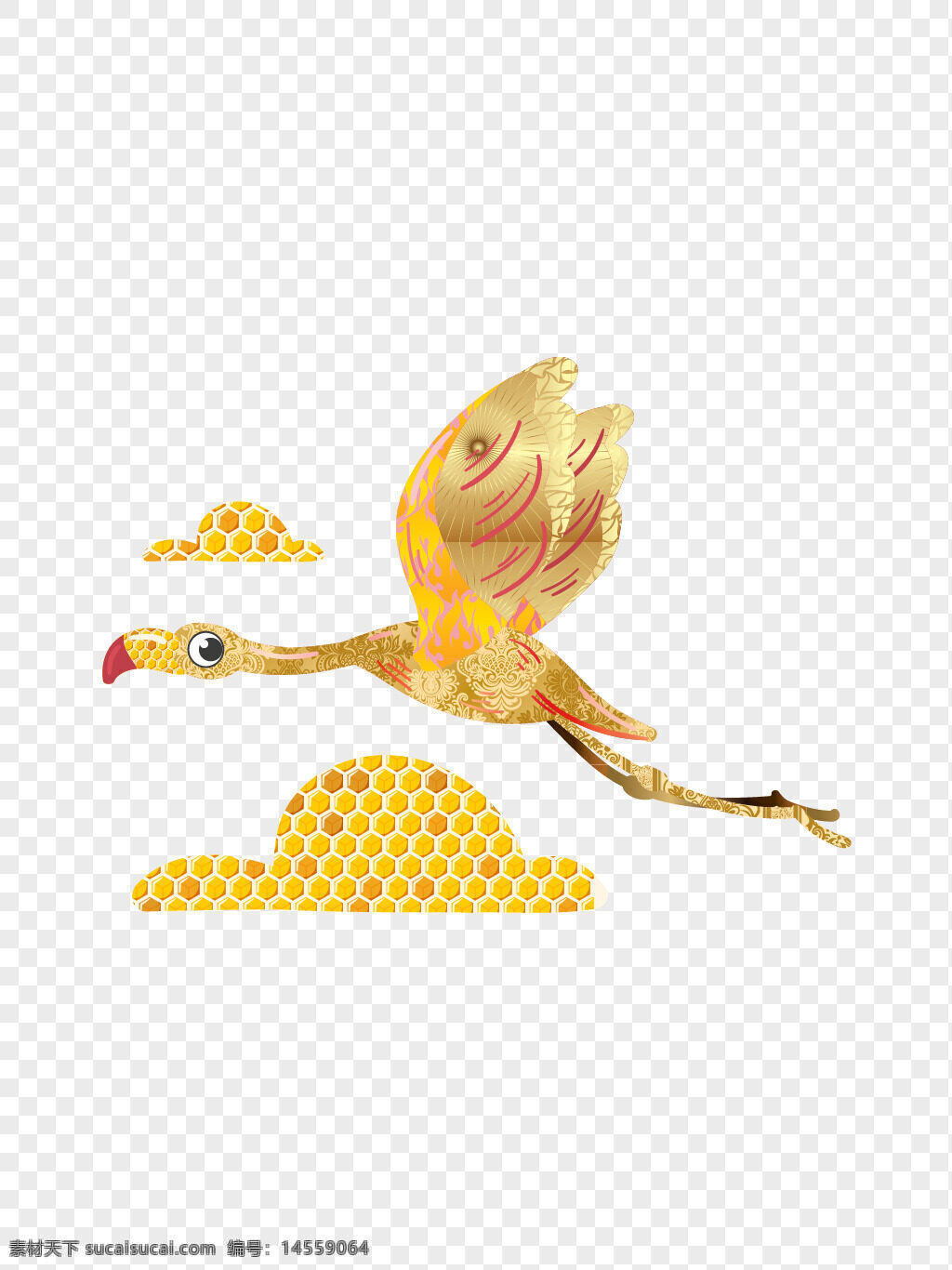 黄金 云上 飞翔 金色 火烈鸟 矢量图 黄金云上 飞翔的金色火烈鸟 云上飞翔的金色火烈鸟 黄金云上飞翔的金色火烈鸟矢量图