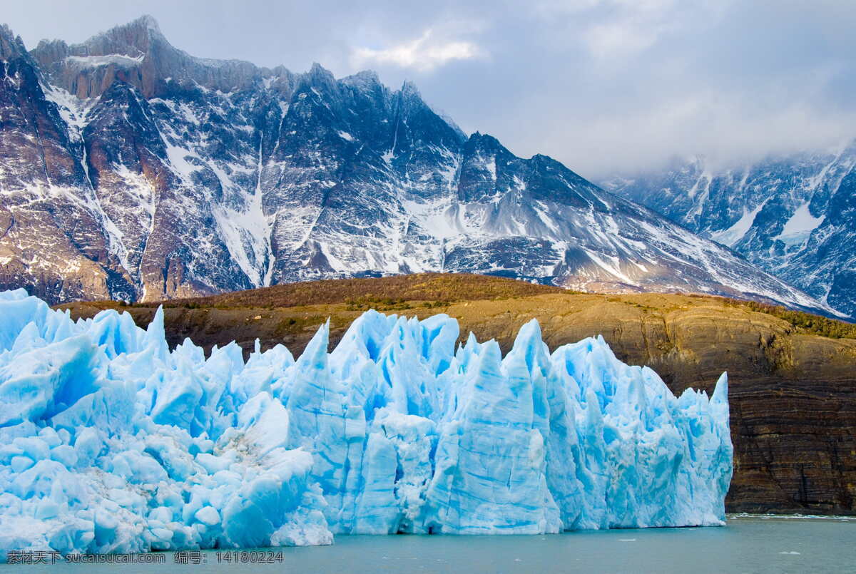 冰山 距离 山 智利 巴塔哥尼图片 巴塔哥尼亚 群 自然 冰川 旅行 冷的温度 冰 冬季 雪 自然景观 自然风景