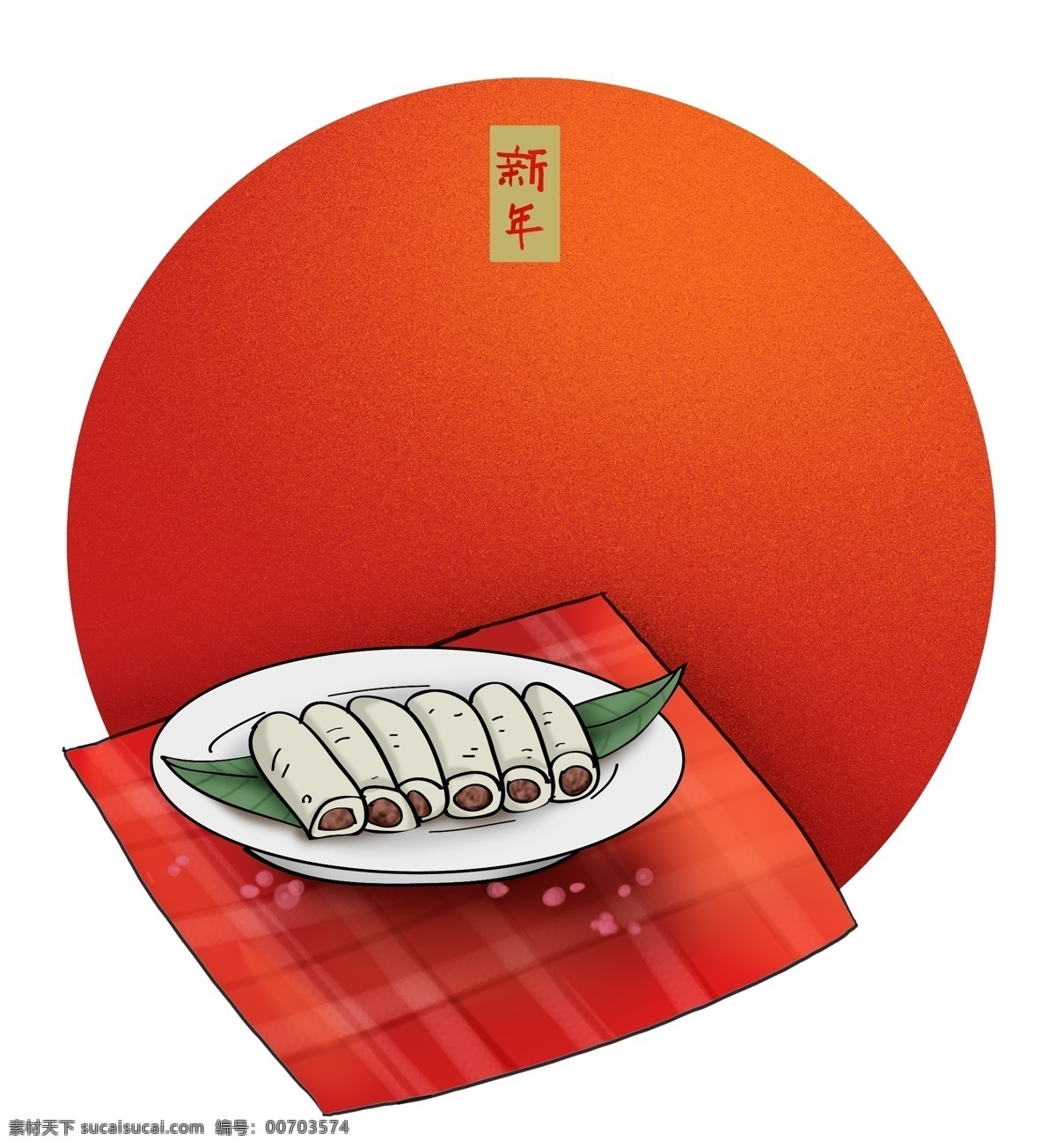 中国 春节 年夜饭 红色 文字 框 元旦 中国风 食物 美食 新年 拜年 农历新年 中国传统美食 传统小吃 新年文字框