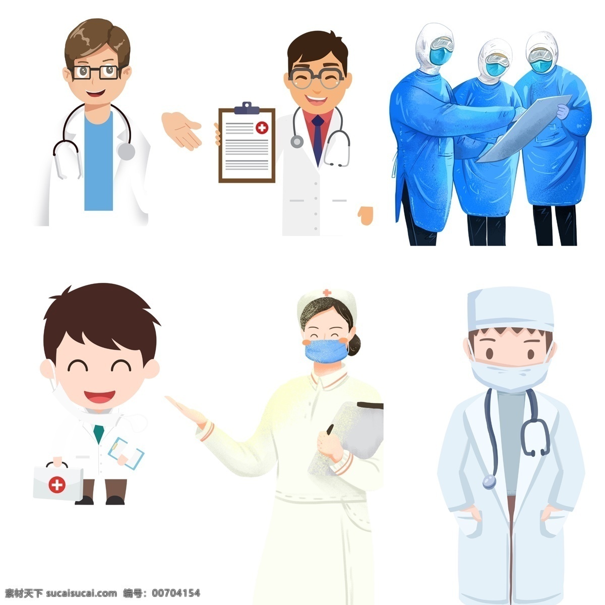 医生漫画素材图片下载-素材编号00704154-素材天下图库