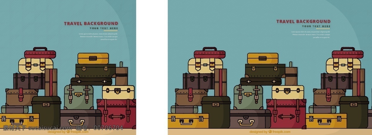 成堆的手提箱 背景 旅游 地图 世界地图 世界 大 下 度假 行李 旅行 在世界范围内 桩 箱包 包装