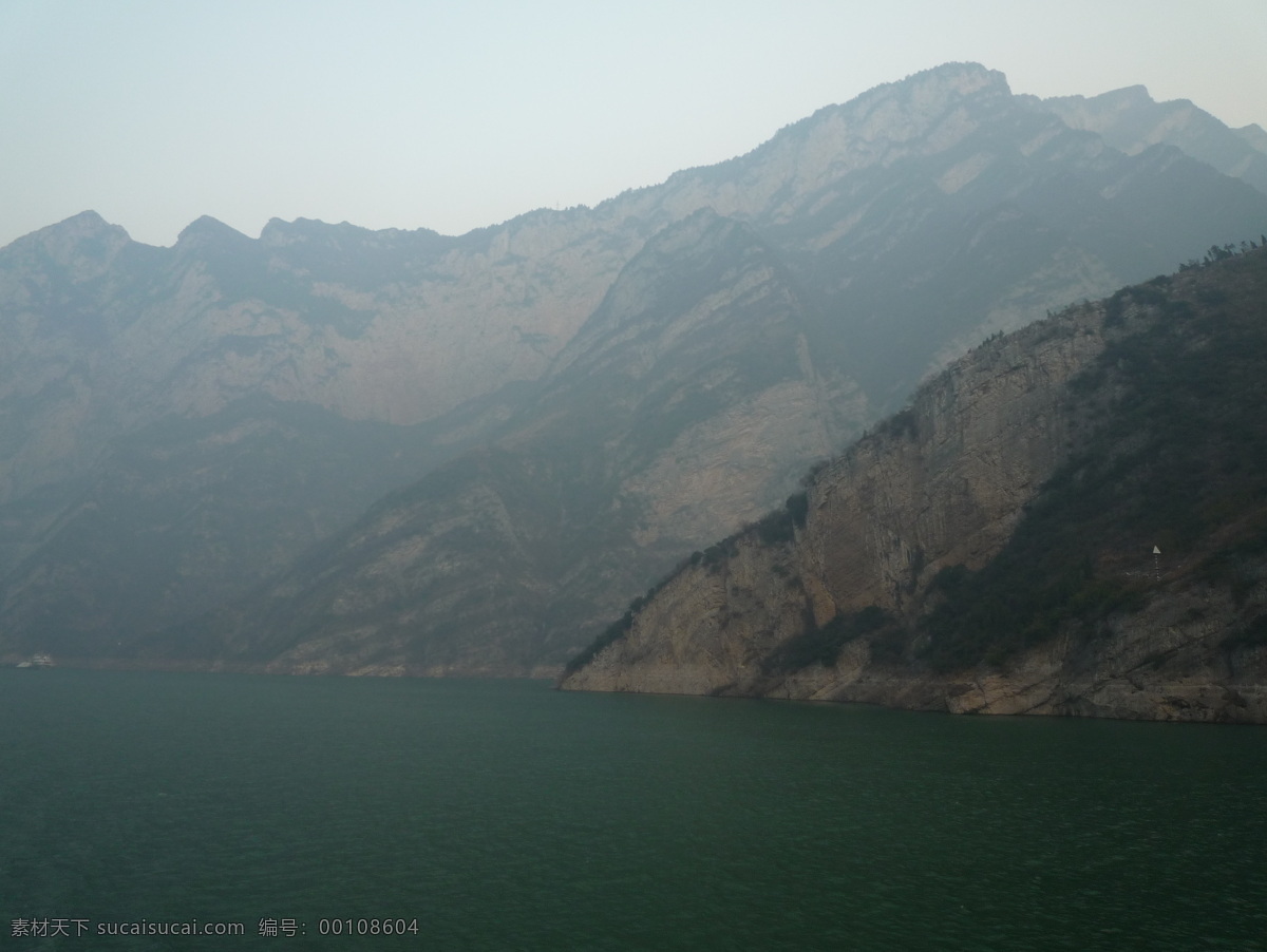 山峡 风景图片 风景画 风景素材 山水 山水风景 自然景观 山峡风景 绿水青山 家居装饰素材 山水风景画