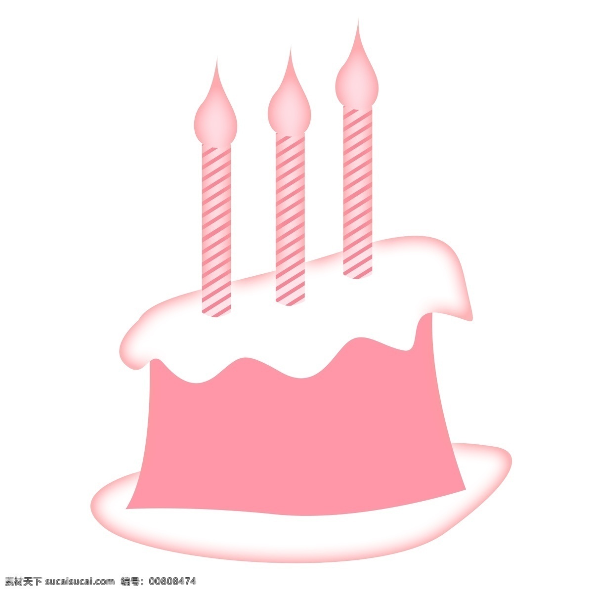 卡通 生日蛋糕 免 抠 元素 生日派对 喜庆 奶油 甜品元素
