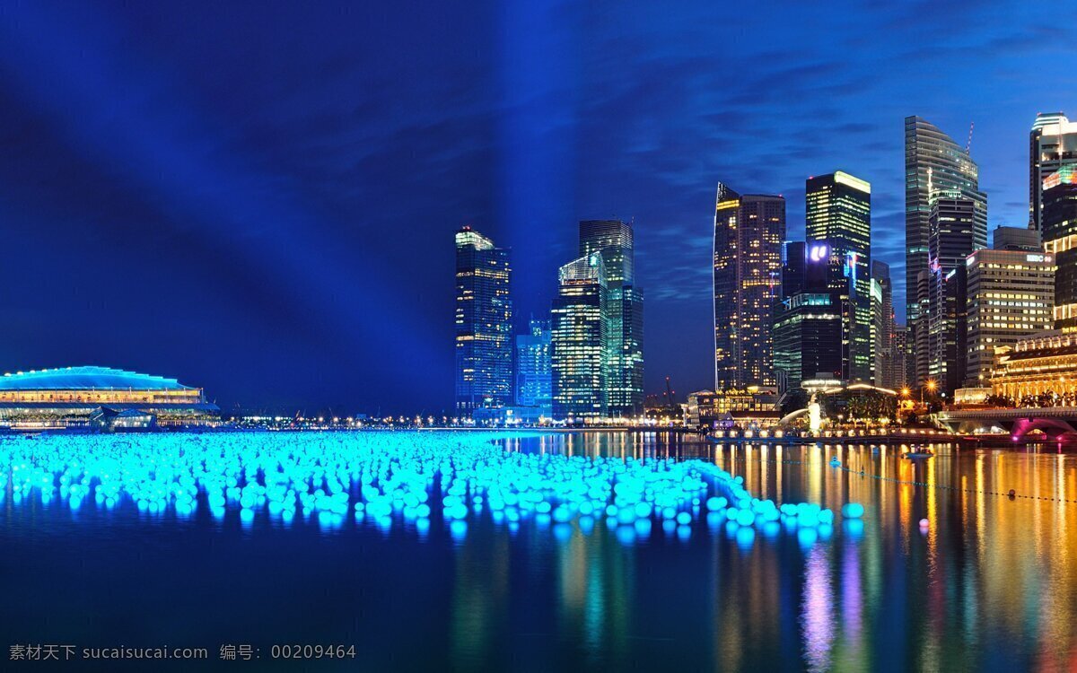 城市免费下载 灯火 河 建筑 城市夜光 风景 生活 旅游餐饮