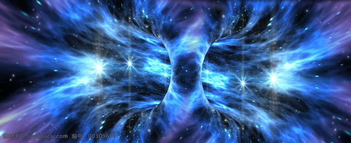 蓝色 银河系 星星 星光 星空 太空 光芒 宇宙太空 环境家居