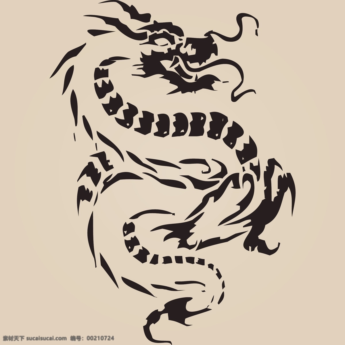 中国 龙 神龙 矢量 中国龙神龙 矢量素材 中国龙 纹身 龙纹身 龙矢量素材 五爪金龙 文化艺术 传统文化