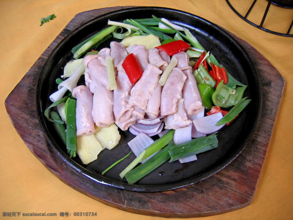 铁板 竹 肠 餐饮美食 西餐美食 铁板竹肠 经典粤菜 矢量图 日常生活