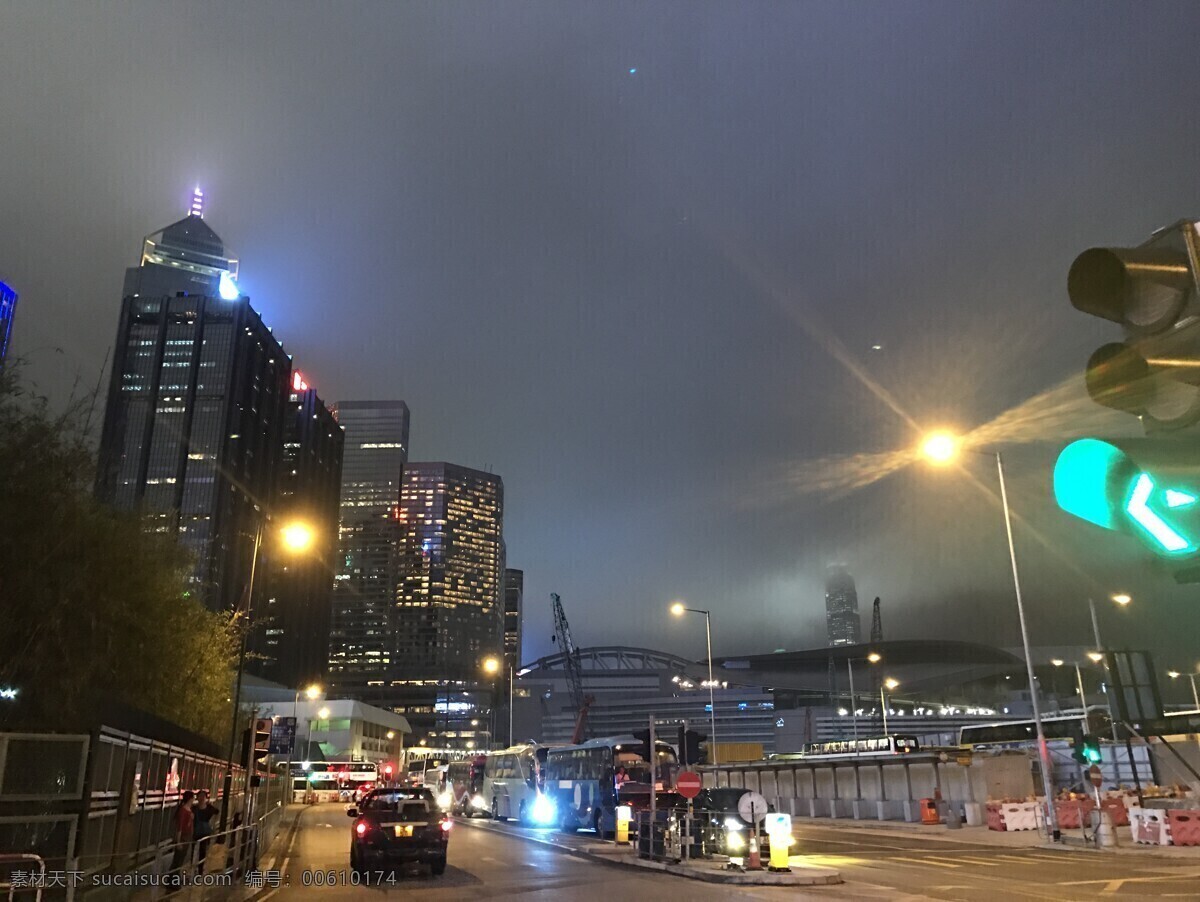 国际会展中心 城市 夜景 香港 繁华 旅行 旅游摄影 国外旅游