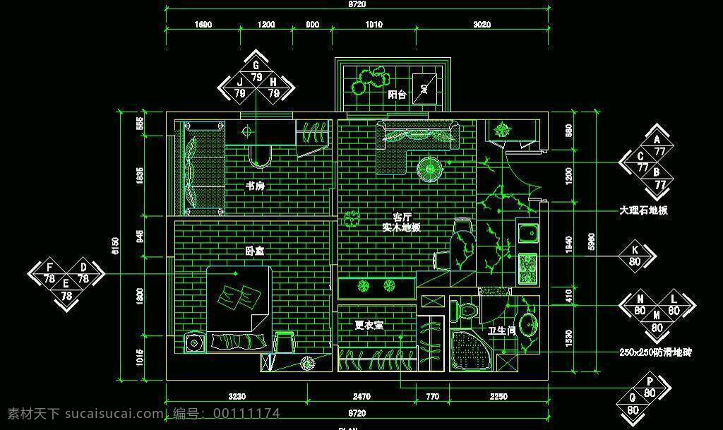 cad 环境设计 平面图 全套 设计图 施工图 室内设计 图纸 卧室 居室 dwg 装修 装饰 源文件 cad素材 室内图纸