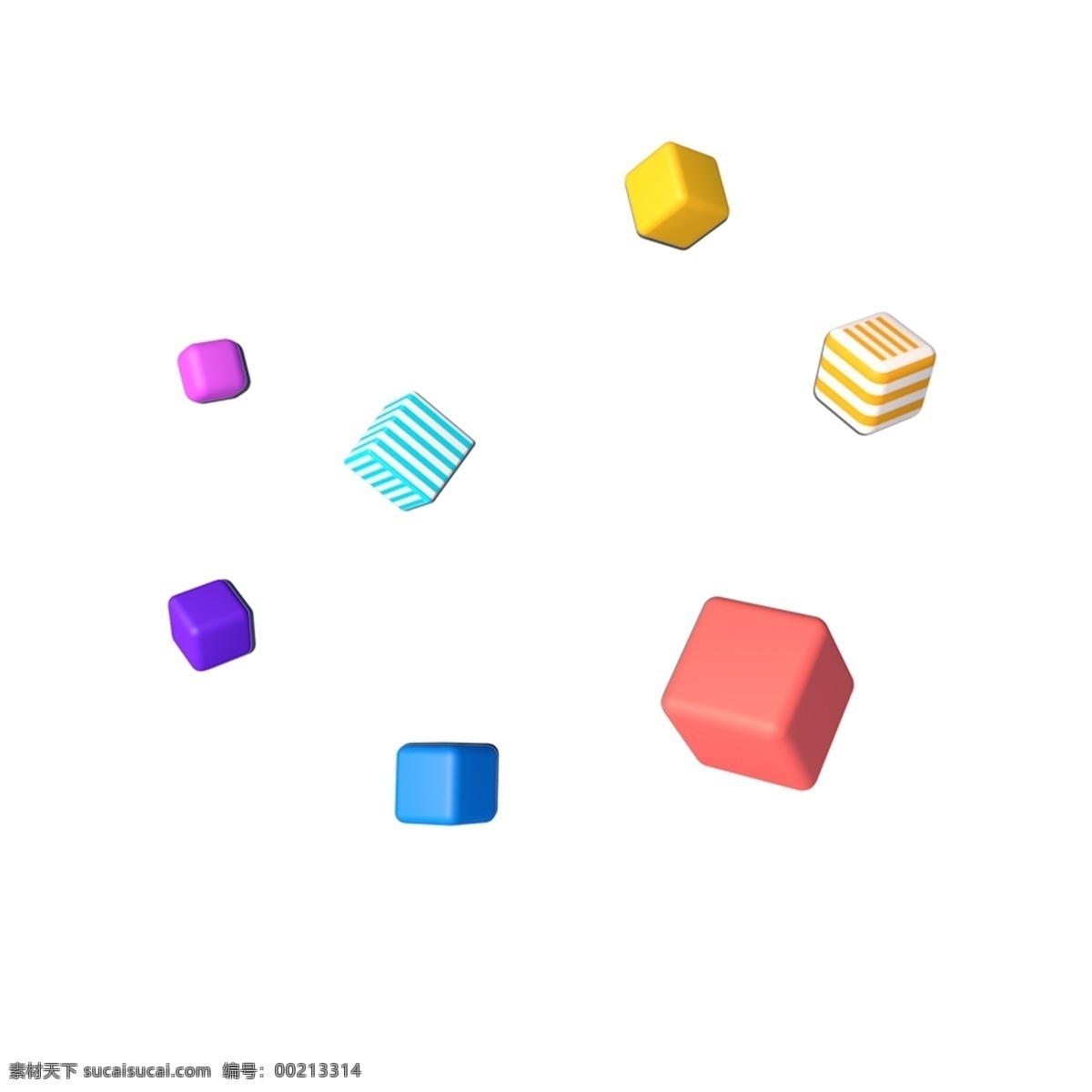 电商 c4d 色 正方体 悬浮 电商素材 悬浮素材 c4d素材 电商悬浮素材 正方体悬浮