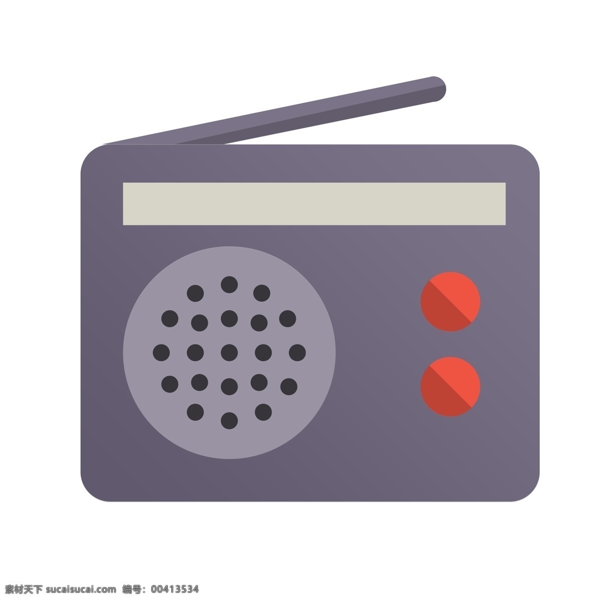 扁平化收音机 收音机 扁平化ui ui图标 手机图标 界面ui 网页ui h5图标