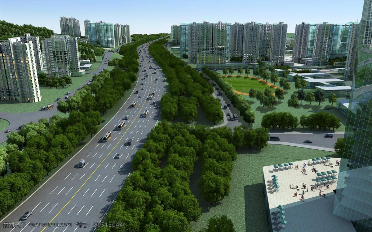 3d模型 高层住宅 高楼 环境设计 建筑空间 建筑设计 效果图 景观设计 楼盘 嘉凯城 园林 效果 物业 山