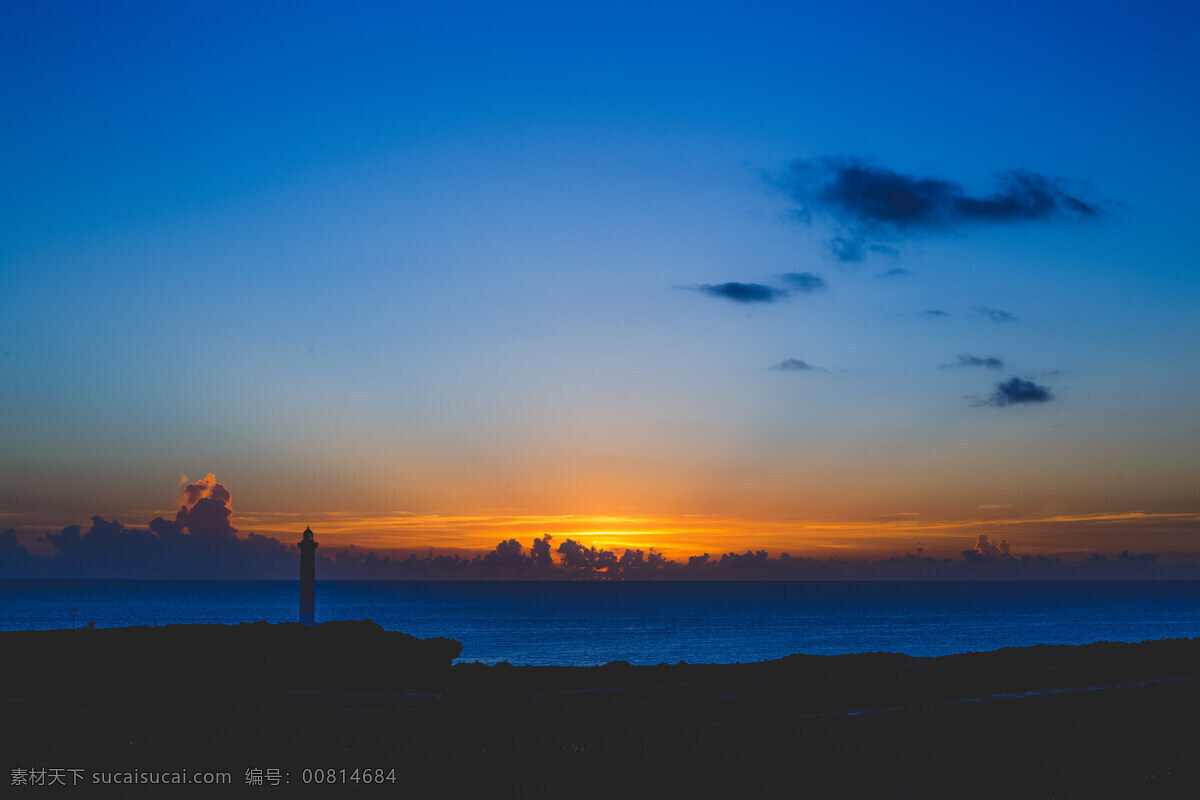 海边美景 海岛美景 冲绳岛 日本美景 蓝天 天空 日出 日落 晚霞 霞光 自然景观 自然风景