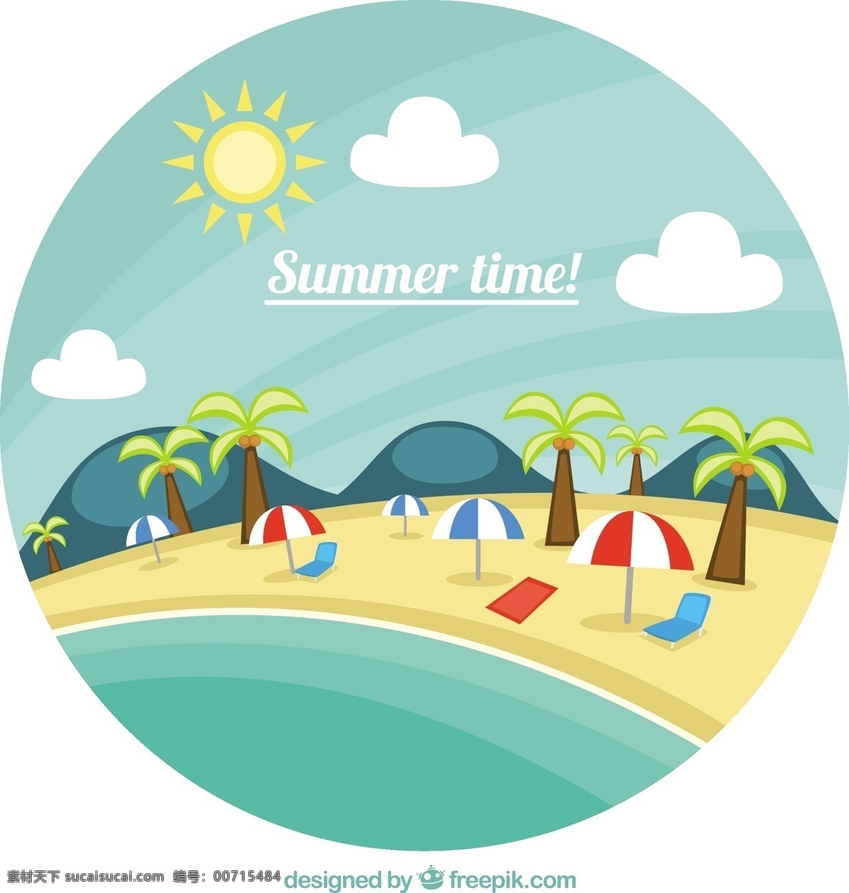 夏季假期 夏天 沙滩 大海 风景 热带度假 砂 放松 夏天的海滩 节假日 毛巾 海边 阳伞 白色
