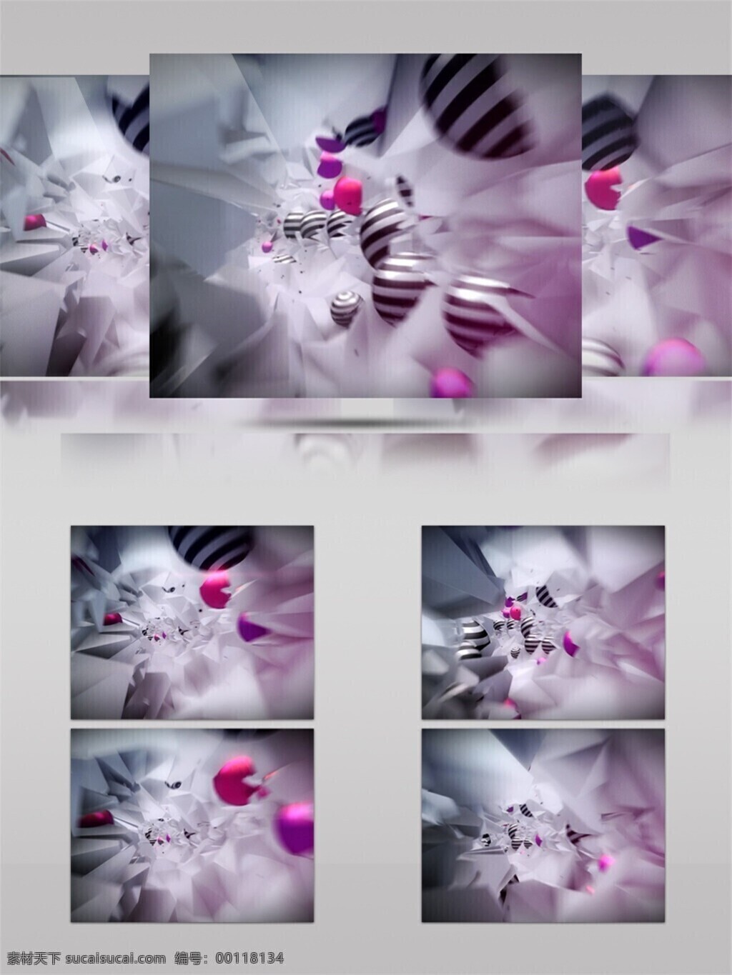 3d视频素材 粉色 光束 梦幻 女生 渲染灯光 粉嫩 世界 动态 视频 华丽光转