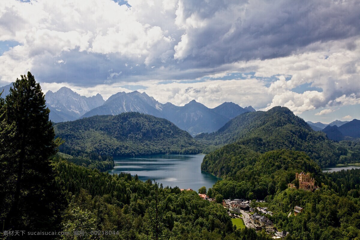 山川美景 山川 高山 山丘 河流 天空 云朵 多娇江山 自然景观 自然风景