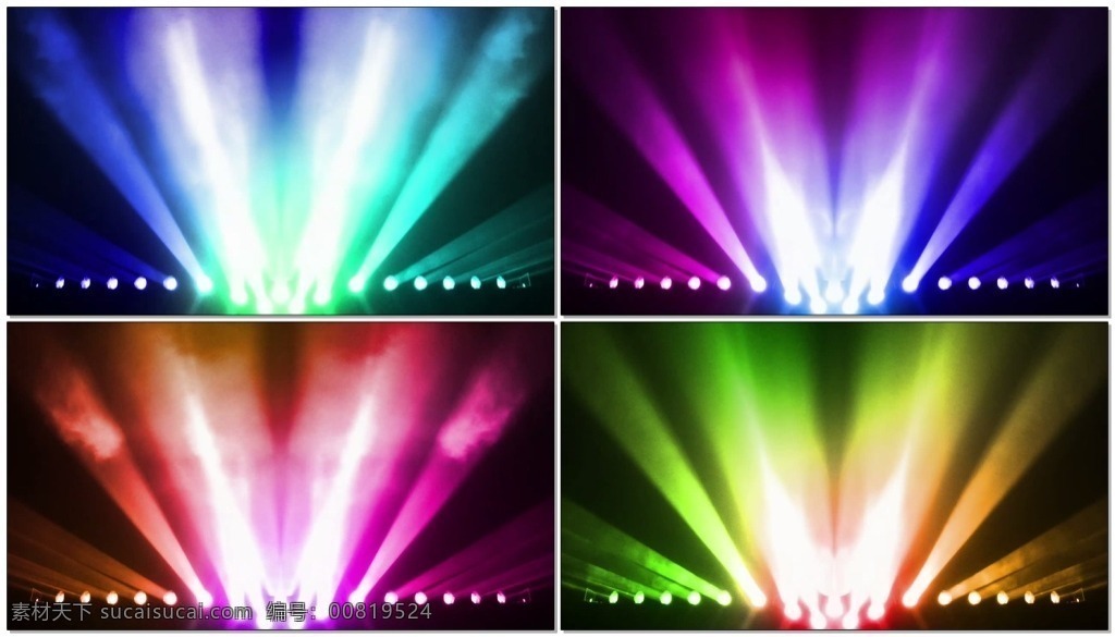 灯光 舞台 视频 彩色 高清视频素材 视频素材 动态视频素材