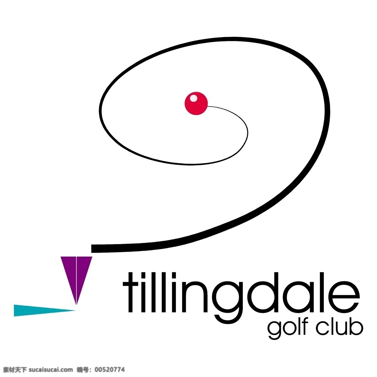 tillingdale 高尔夫 俱乐部 自由 标志 标识 psd源文件 logo设计