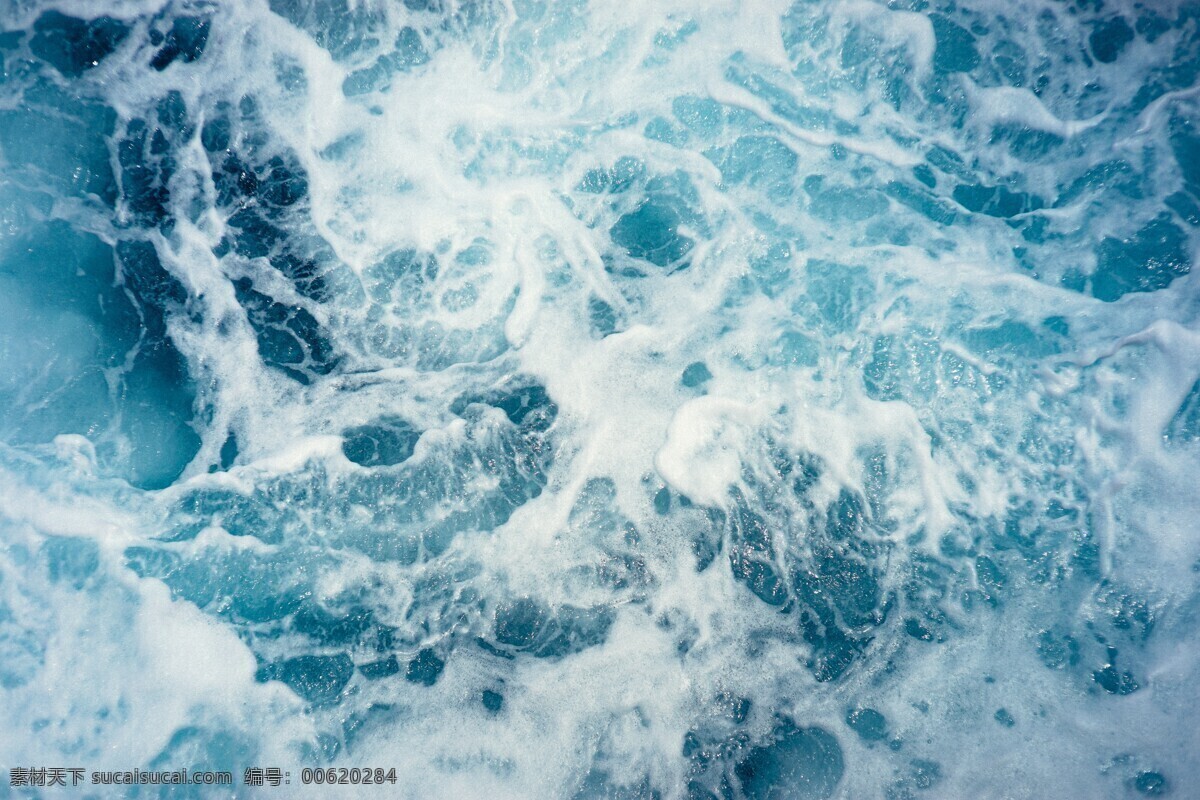 俯视 波涛汹涌 海水 的海水 激流 浪花 大海 风景 自然景观 自然风景