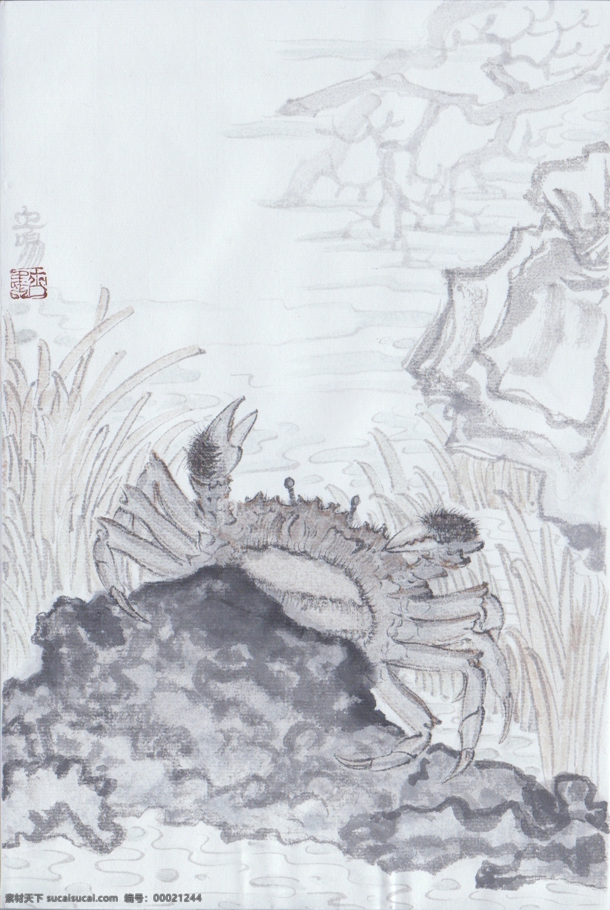 2010 年 尤 思 成 国画作品 动物画 中国画 设计素材 动物画篇 中国画篇 书画美术 白色
