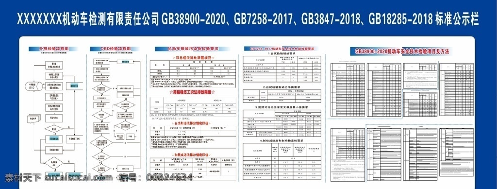 gb 标准 gb38900 2020 上墙 公示 展板模板