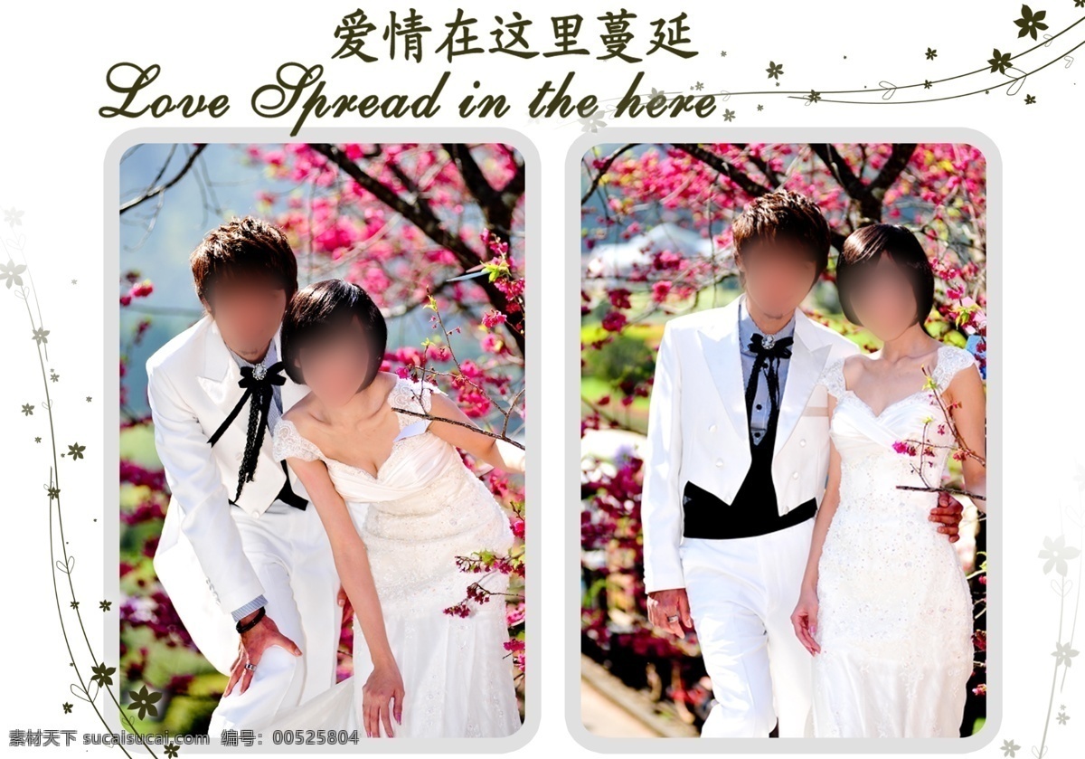 婚纱免费下载 爱情 爱情婚纱模板 婚纱 婚纱摄影模板 模板 情侣 摄影模板 桃花 相册 写真 源文件 psd源文件 儿童