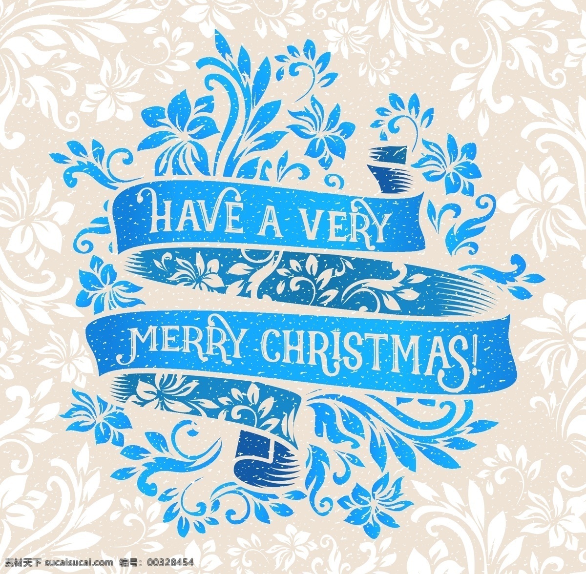丝带 背景 非常 华丽 圣诞快乐 丝 带有 矢量 插图 会徽 卡片 模板 图形