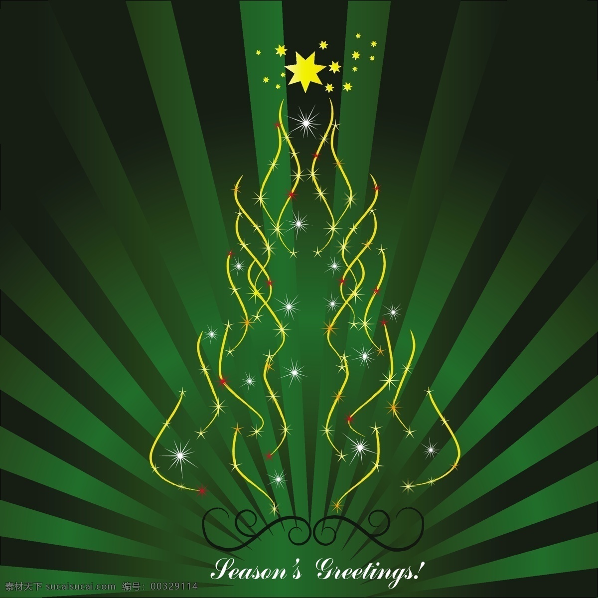 绿色背景 圣诞树 背景 圣诞节 明星卡 圣诞快乐 冬天 圣诞 装饰 卡片 文化 冷 阳光 节假日 季节 节日 十二月