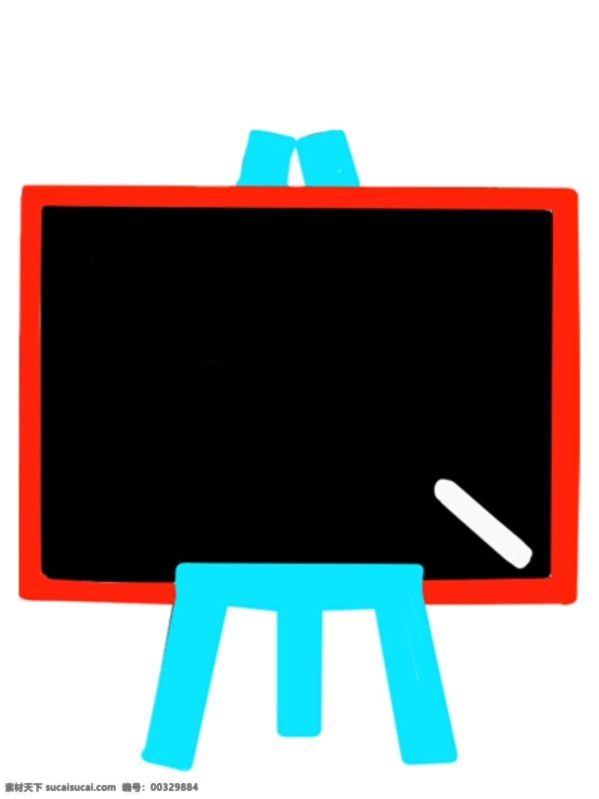 卡通 鼠 绘 教室 黑板 鼠绘作品 学习 教室专用 黑色 红框 白色粉笔 蓝色支架 好看