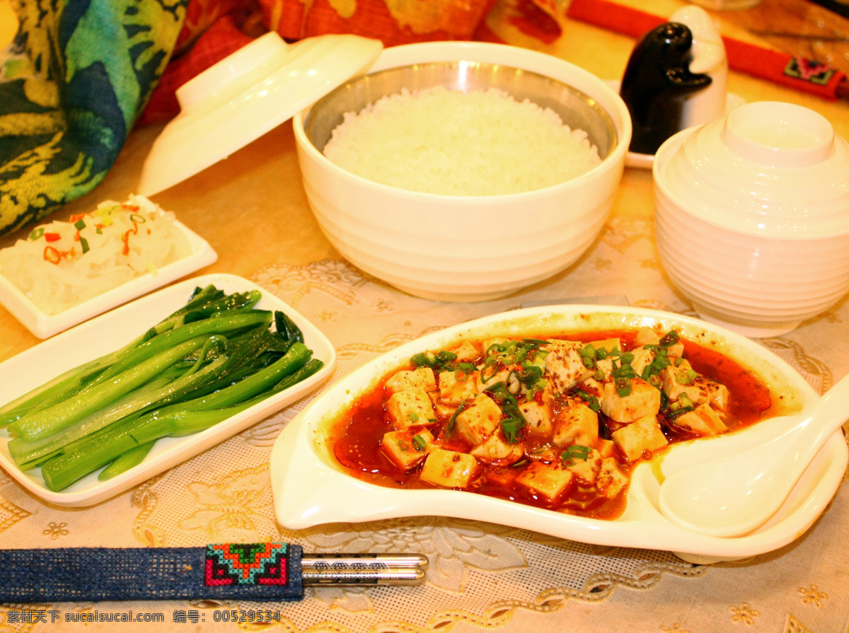 麻婆豆腐套餐 套餐 商务套餐 中式快餐 麻婆豆腐 传统美食 餐饮美食