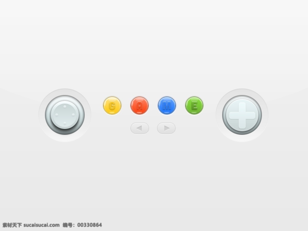 gba 游戏机 按钮 任天堂 game 摇杆 ui设计 按钮设计