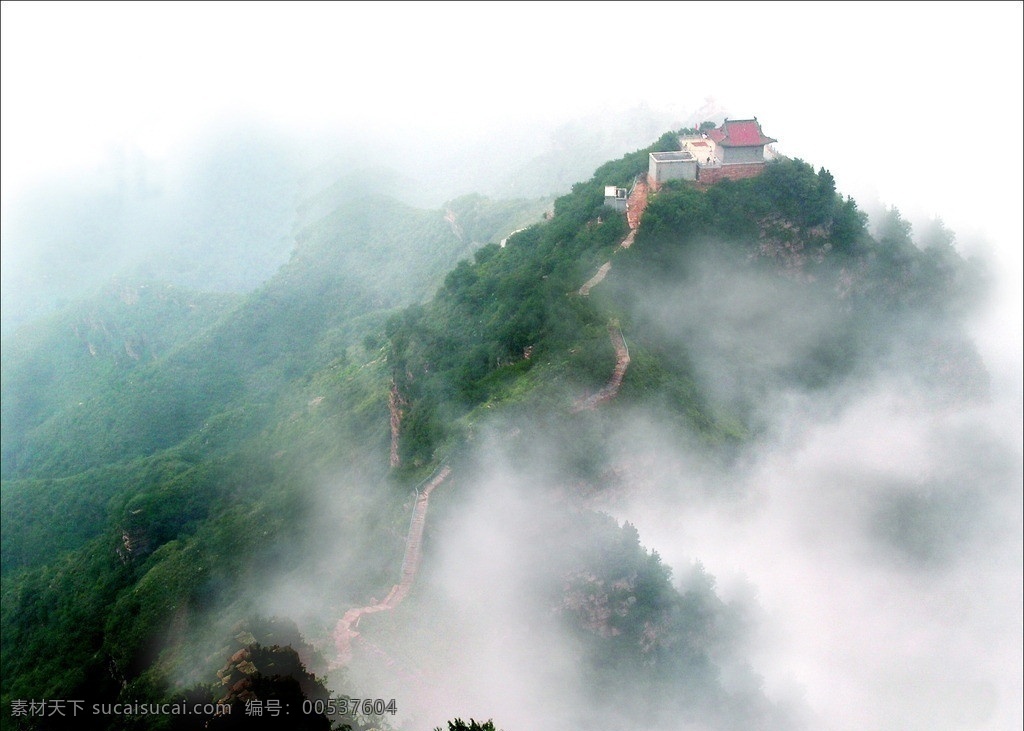 古武当山 云雾 邯郸 古武当 古建筑 武安 太行山 道教 旅游摄影 国内旅游 摄影图库 自然风景