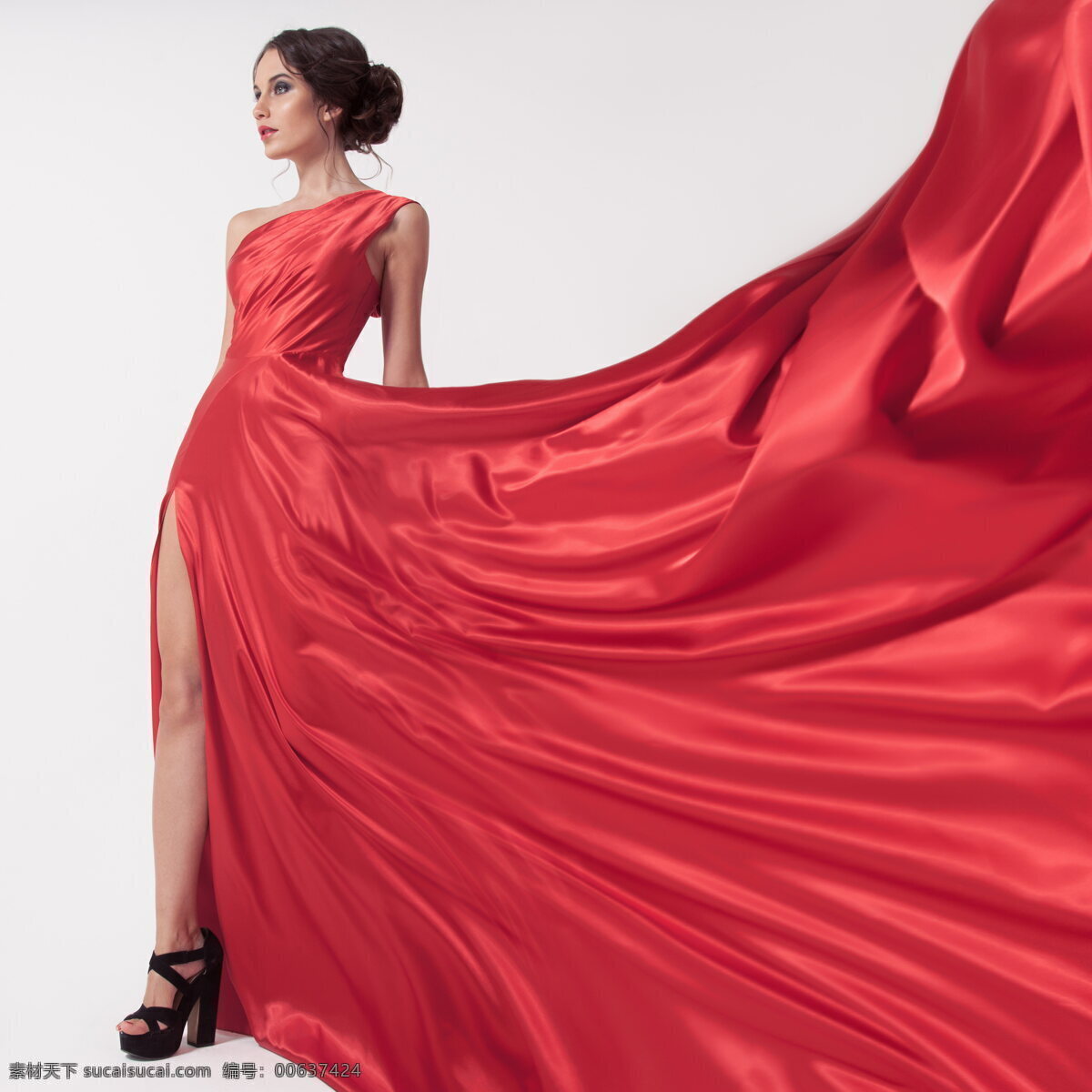 红色 礼服 美女写真 礼服美女 红色礼服 美女 红裙子 红裙 裙装