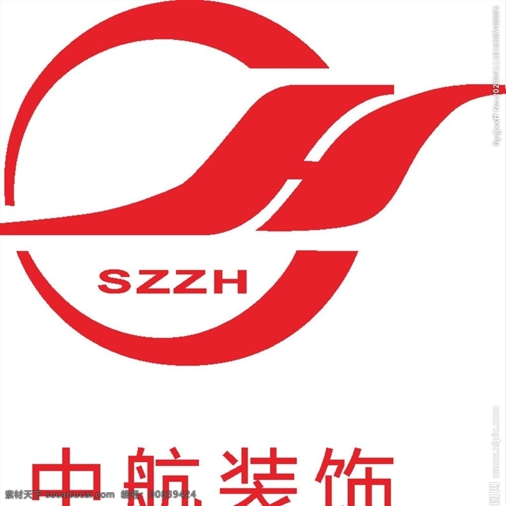 中航装饰 logo 标志 商标 图标 标志logo 标志图标 企业