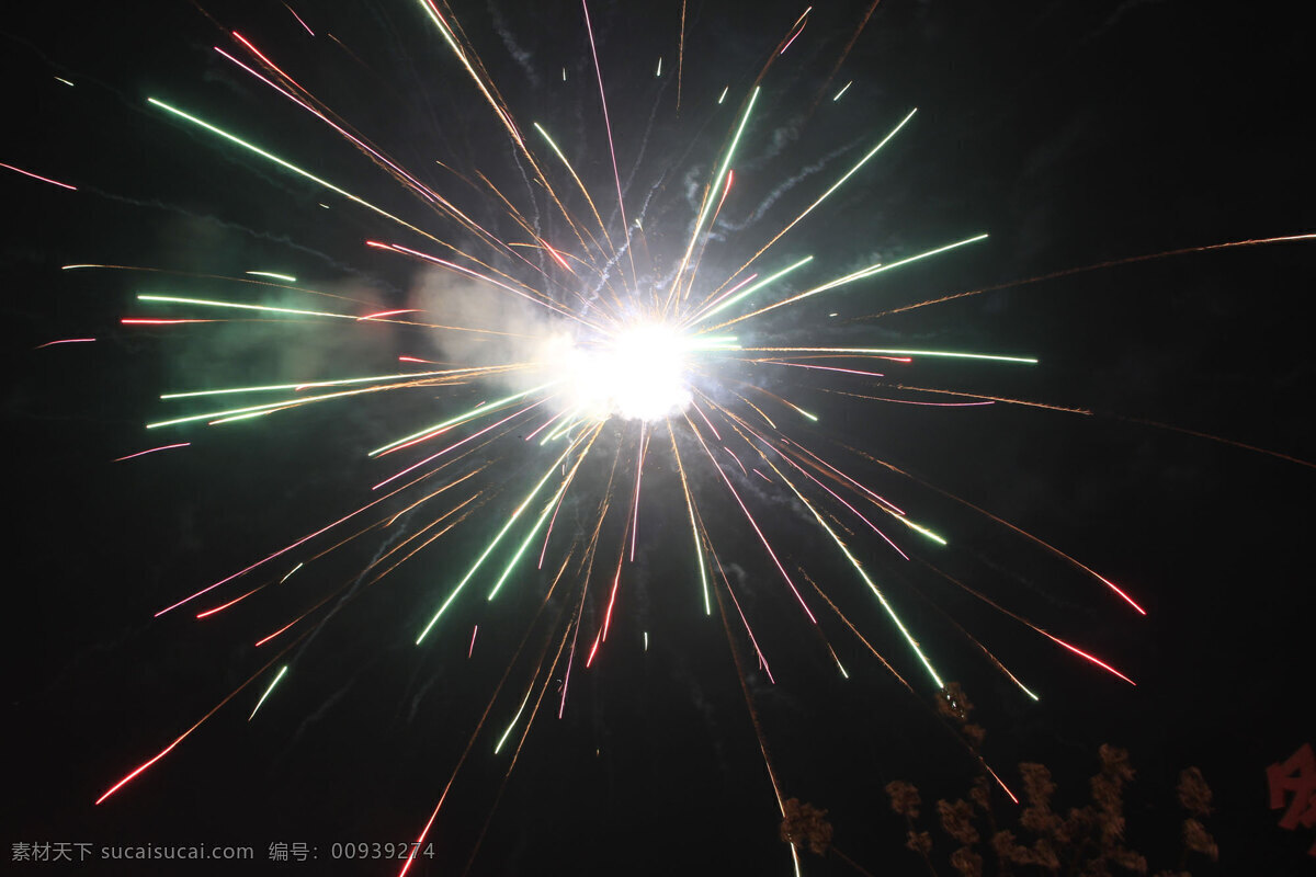 放 礼花 黑夜 节日庆祝 文化艺术 夜空 放礼花 燃放 曝竹 矢量图 日常生活