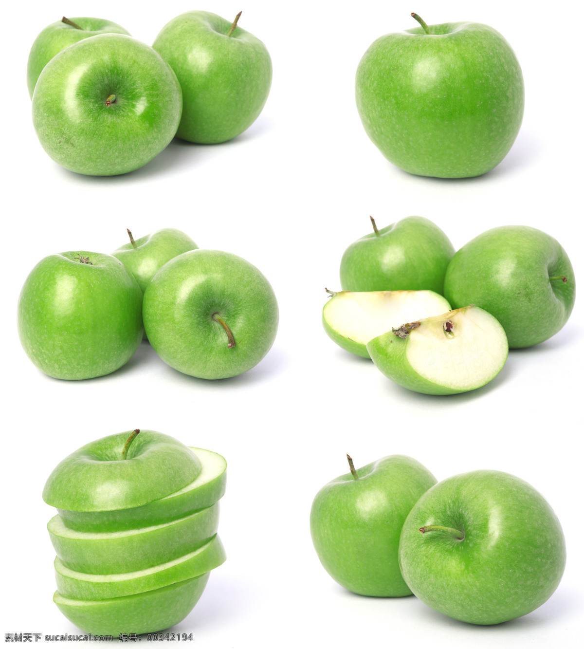青苹果摄影 青苹果 苹果摄影 苹果 食物 美食 水果 水果广告 水果素材 水果蔬菜 餐饮美食 白色