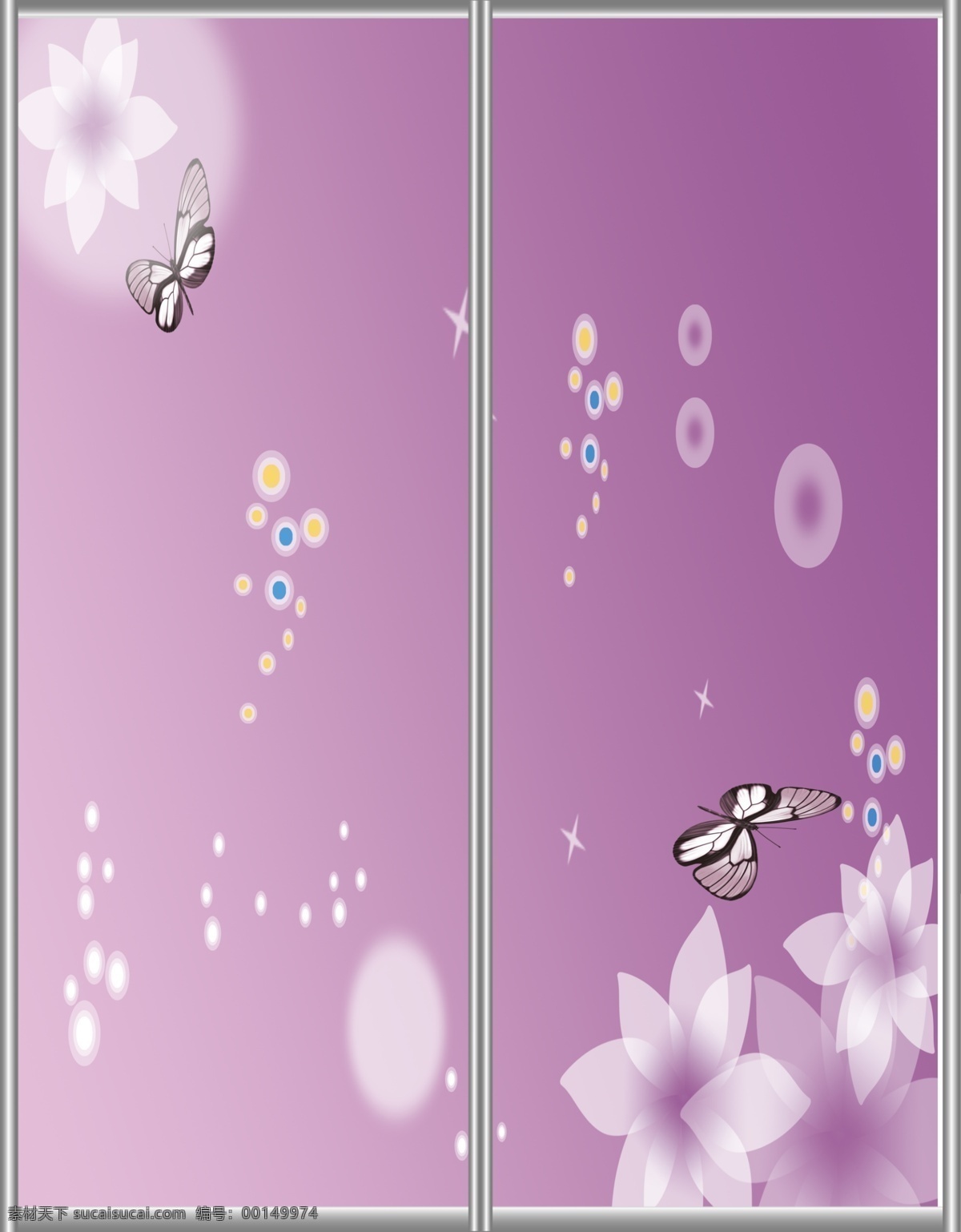 光晕 广告设计模板 蝴蝶 花朵 花朵移门 图片素材库 星光 移门 移门素材下载 移门模板下载 圆圈 梦幻移门 移门图案 源文件