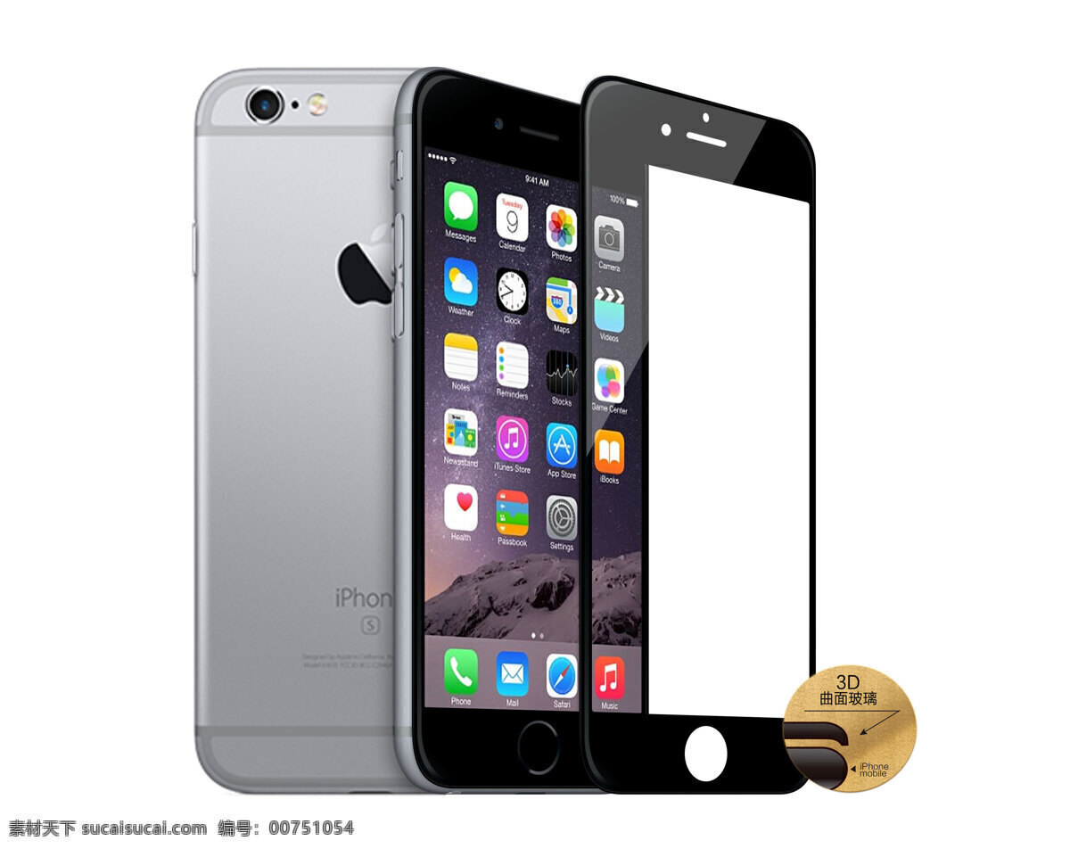 黑色 银色 苹果 6s 苹果6s 高清 iphone6s 现代科技 数码产品 白色